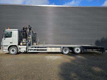 Mercedes-Benz ACTROS 2532 6x2 / HIAB CRANE / MACHINE TRANSPORTER